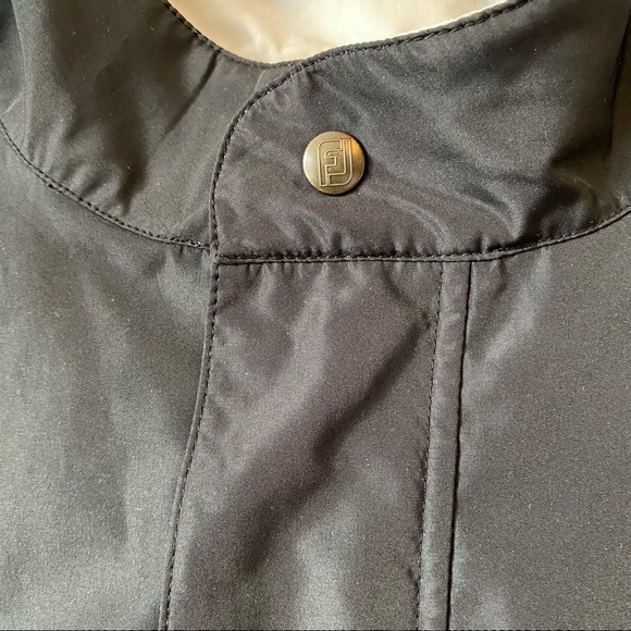 FootJoy DryJoys Black Golf 1/2 Zip jacket - Large - Picture 10 of 16